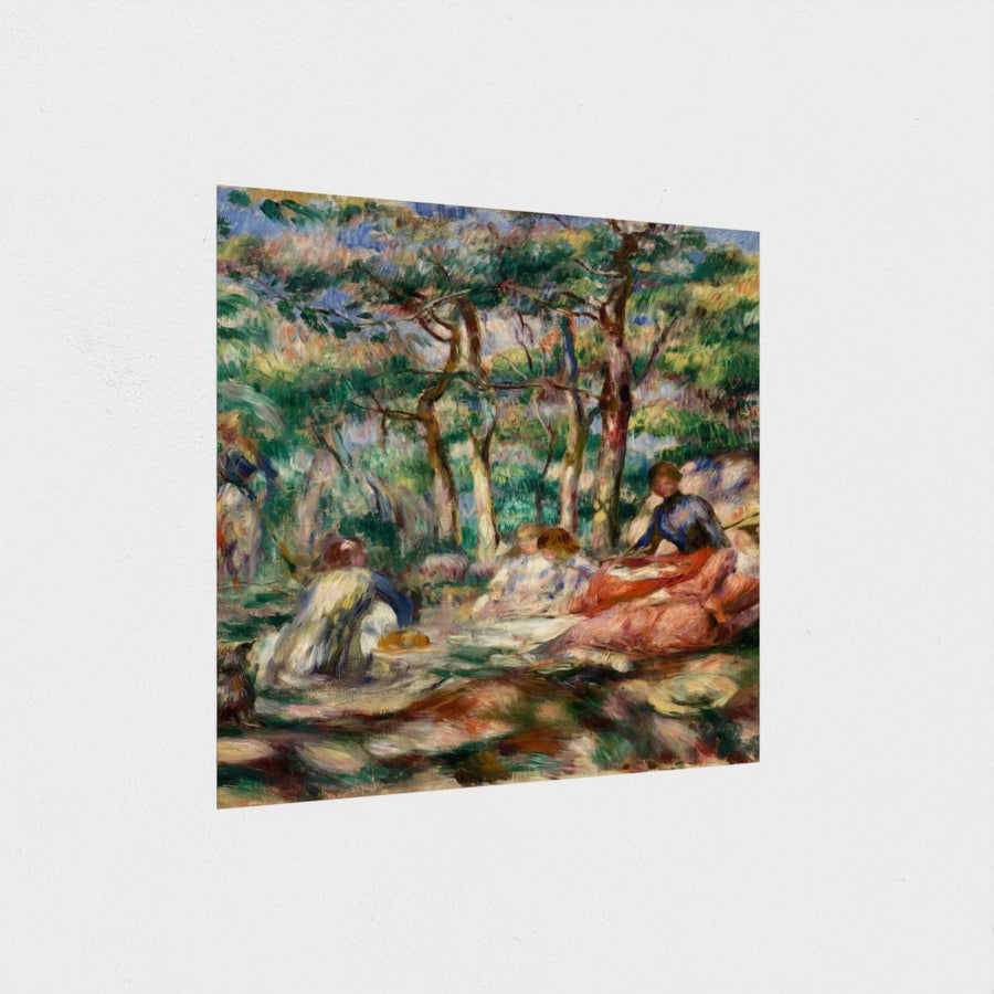 Picnic (Le Déjeuner sur l’herbe) — unframed, at an angle