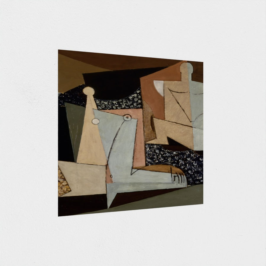 Figures on a Beach — unframed, at an angle