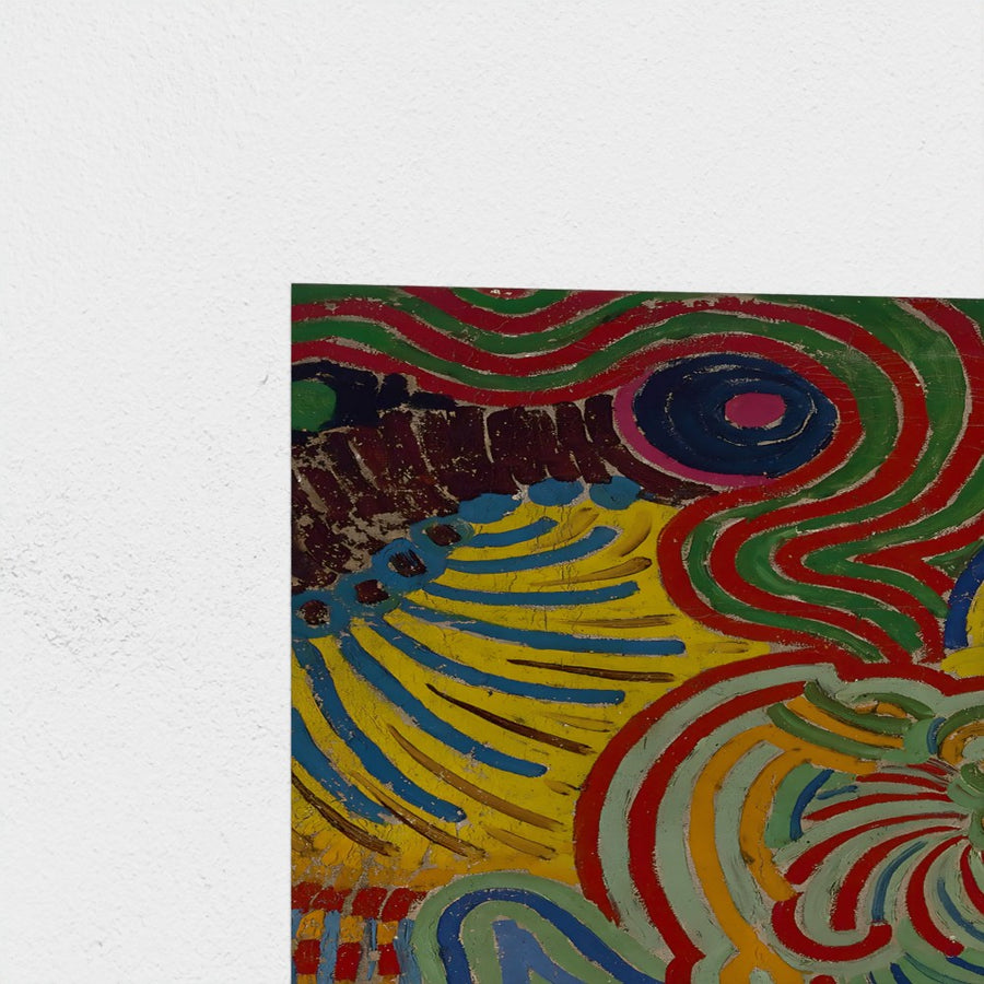 Ornamental Composition XIII — unframed, corner detail