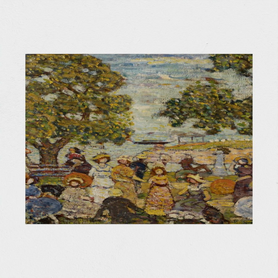Landscape with Figures — unframed, front