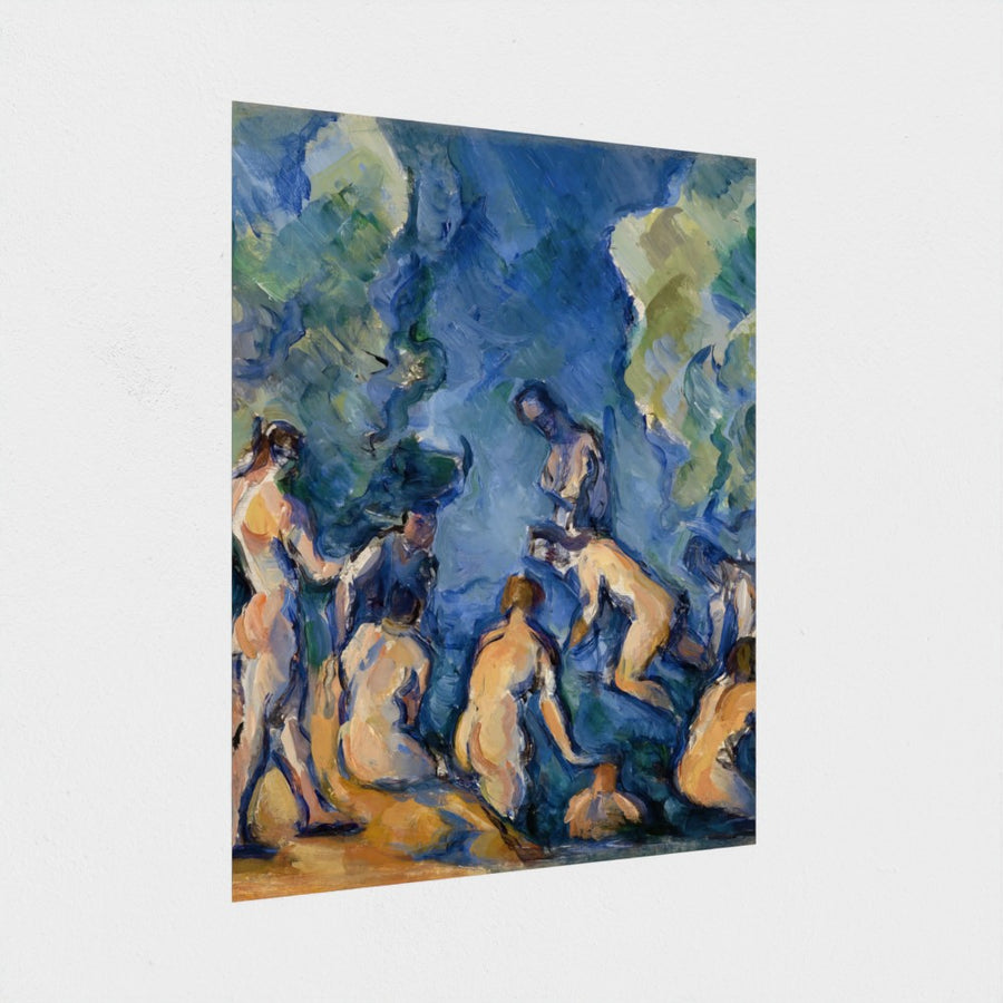 Bathers — unframed, at an angle