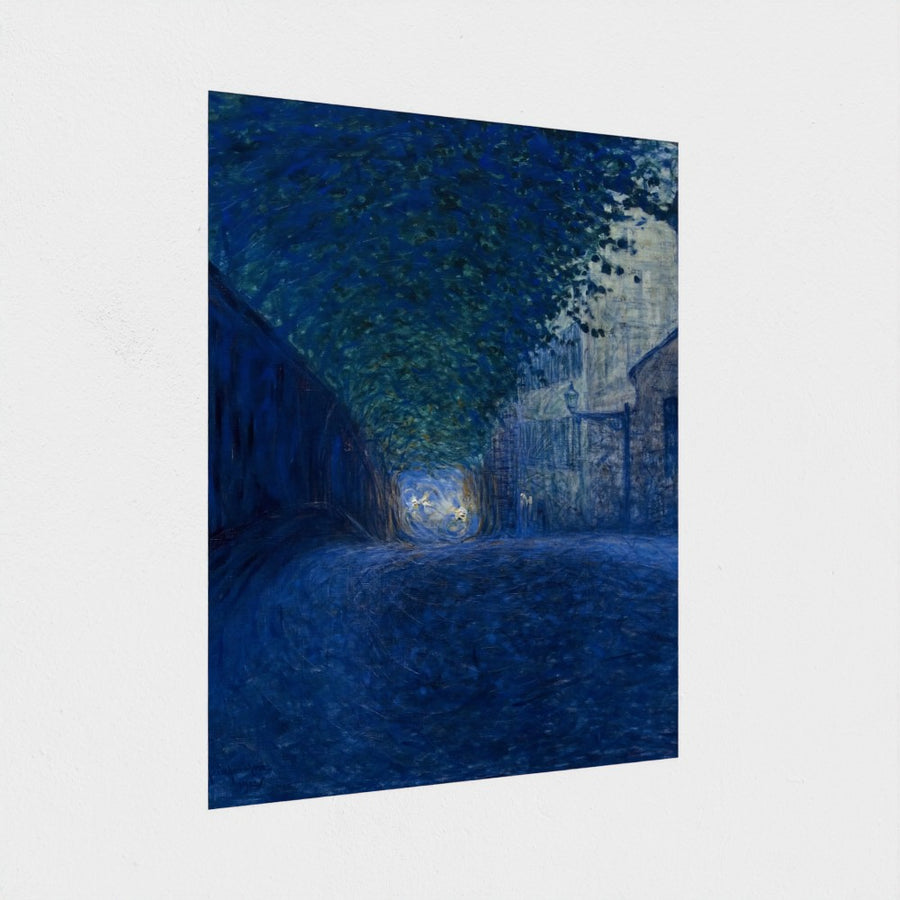 At Dusk — unframed, at an angle