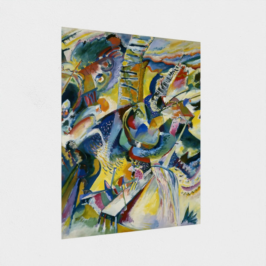 Improvisation Klamm — unframed, at an angle