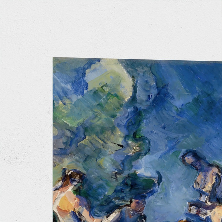 Bathers — unframed, corner detail