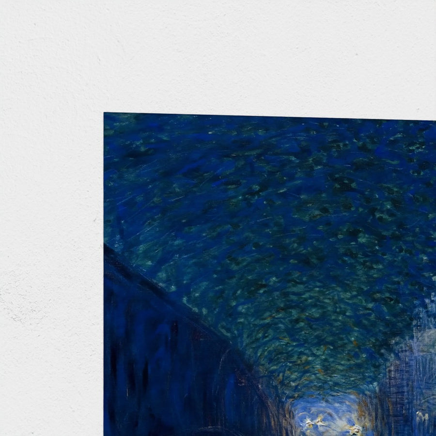 At Dusk — unframed, corner detail