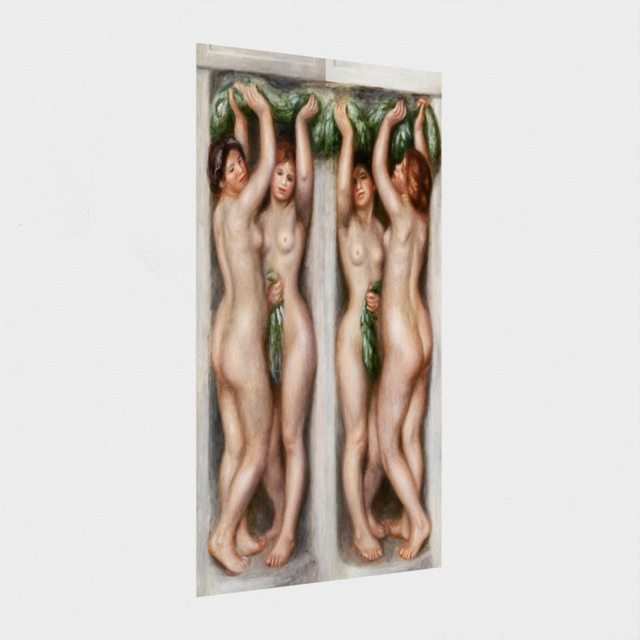 Caryatids — unframed, at an angle