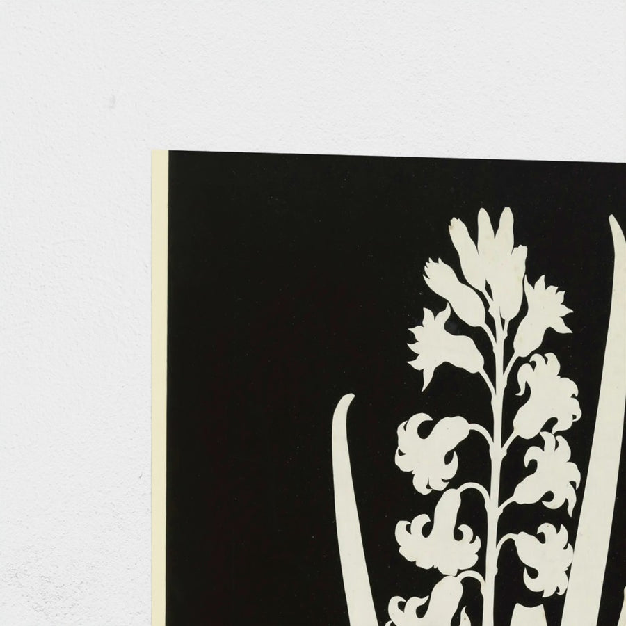 Hyacinth — unframed, corner detail
