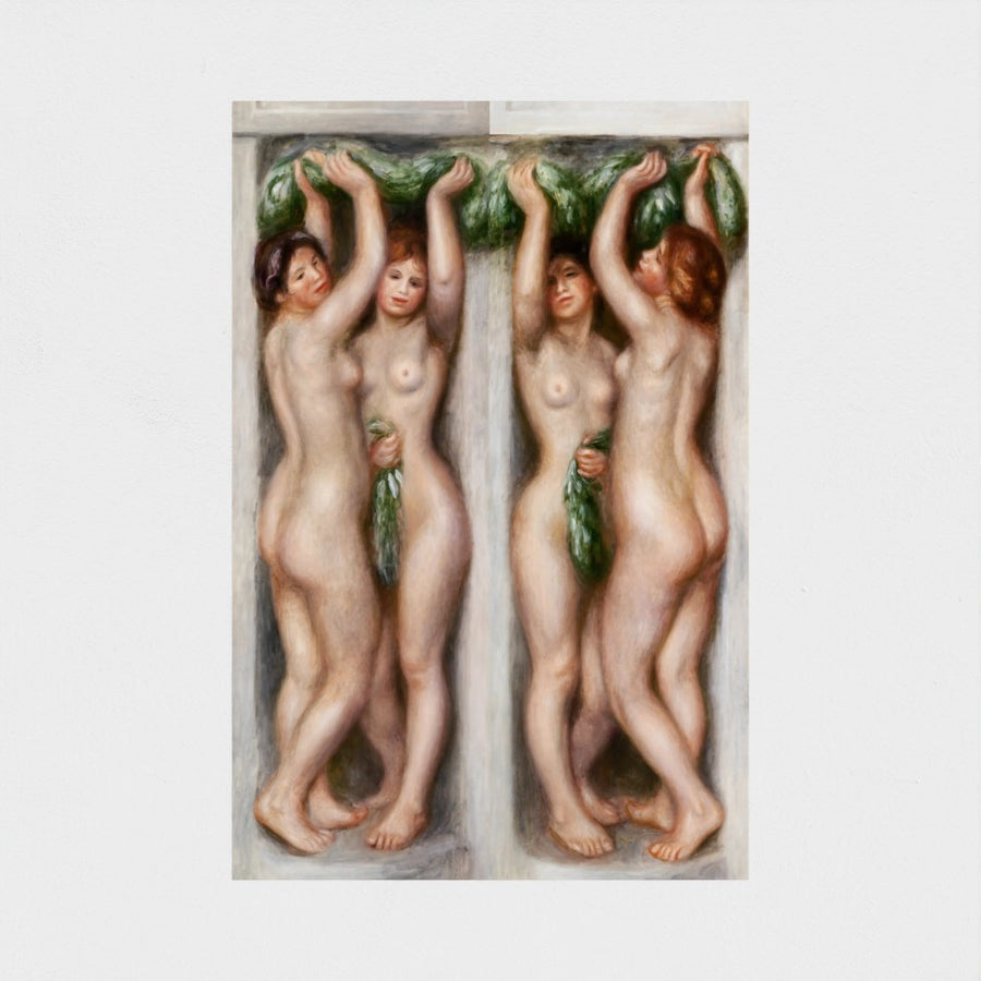 Caryatids — unframed, front