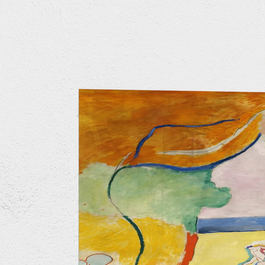 Le Bonheur de vivre — unframed, corner detail