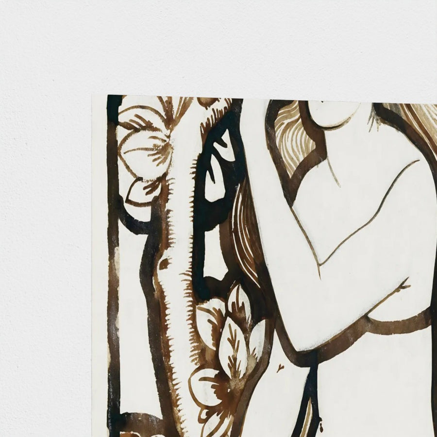 Eve — unframed, corner detail