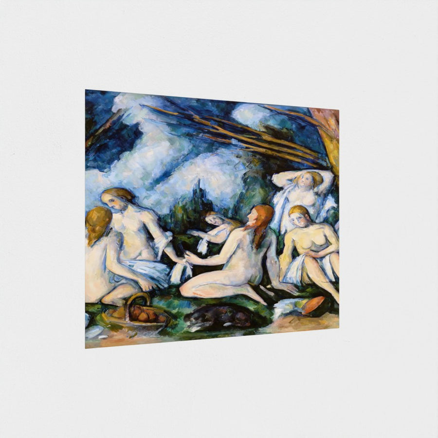 The Large Bathers — unframed, at an angle
