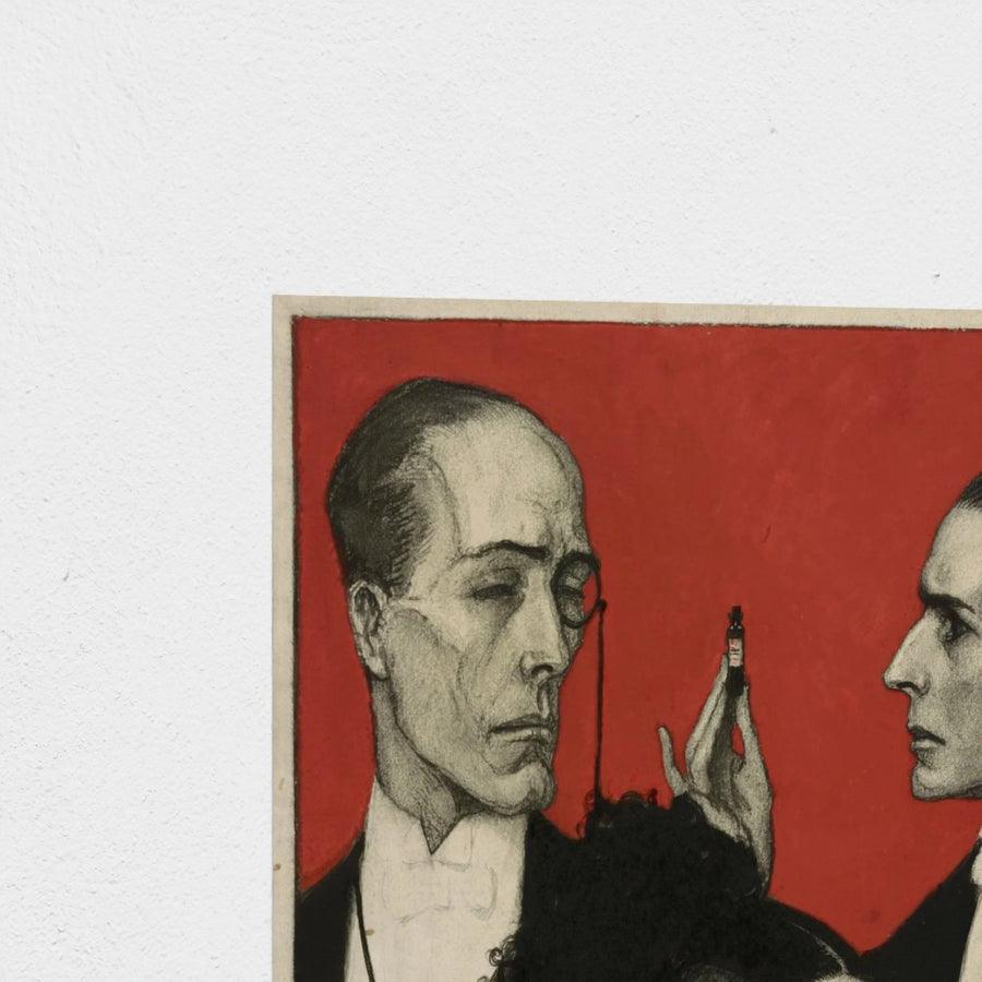 See, Jack, He Said, His Manner Wild and Delirious — unframed, corner detail