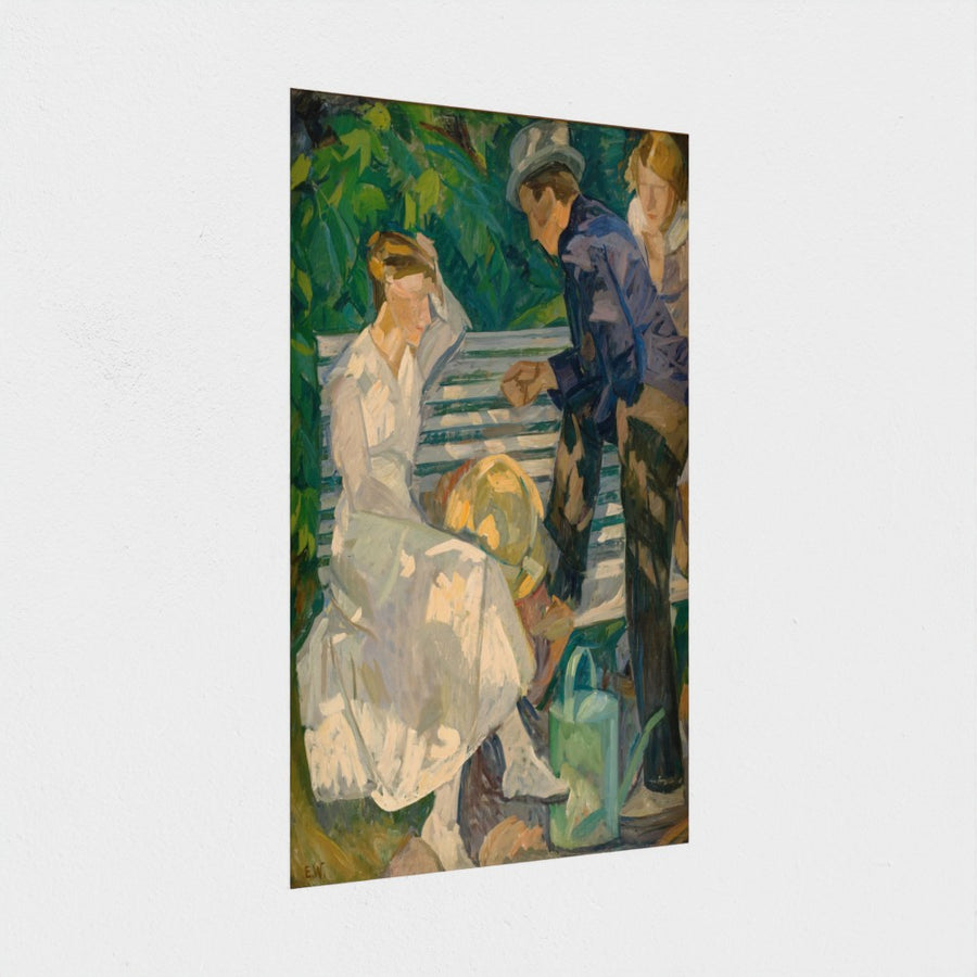 In the Vicar’s Garden, Christiansø — unframed, at an angle