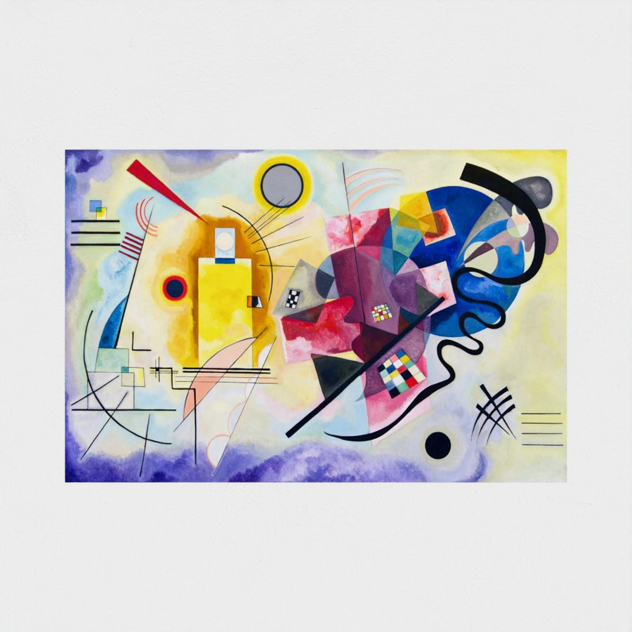 Yellow-Red-Blue — unframed, front