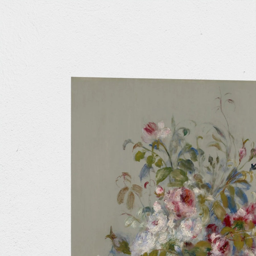 Bouquet of Roses — unframed, corner detail