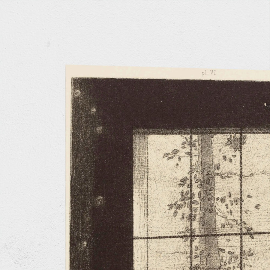 Le Jour (Day) — unframed, corner detail