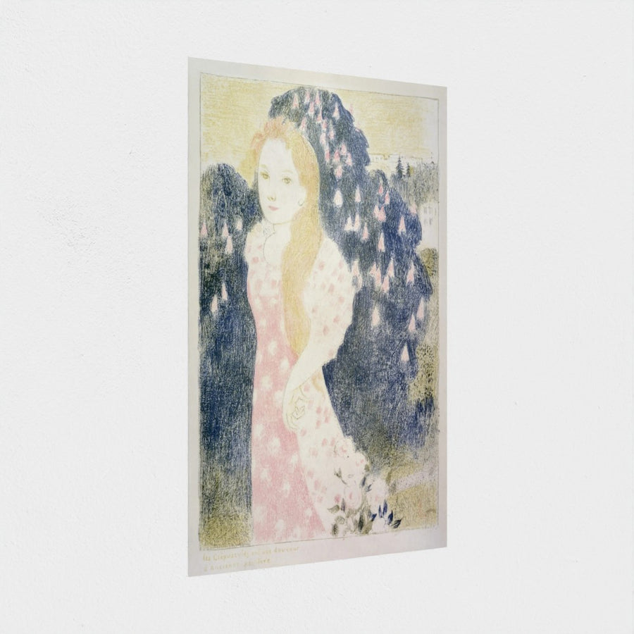 The Twilight Has a Softness of Old Paint — unframed, at an angle