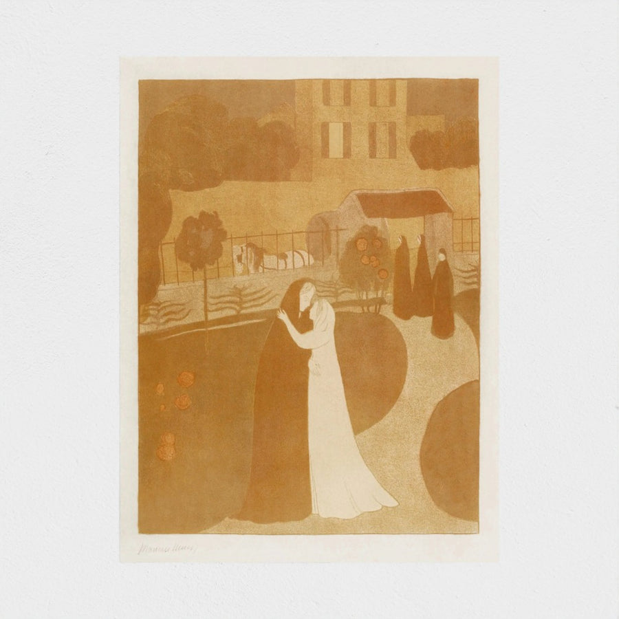 The Visitation at the Villa Montrouge — unframed, front