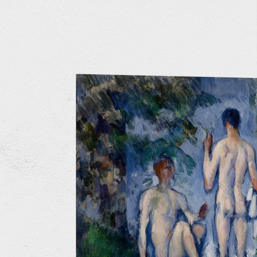Group of Bathers — unframed, corner detail