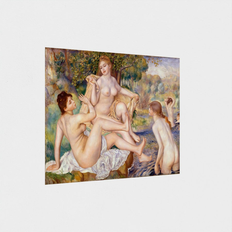 The Large Bathers — unframed, at an angle