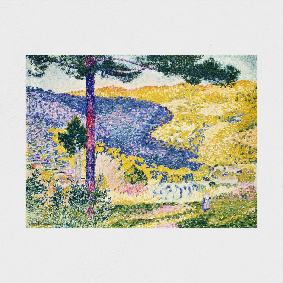 Valley with Fir; Shade on the Mountain — unframed, front