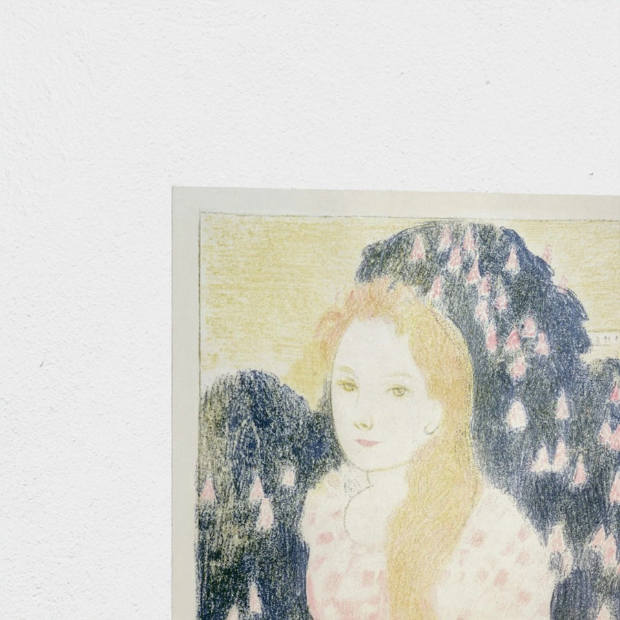 The Twilight Has a Softness of Old Paint — unframed, corner detail