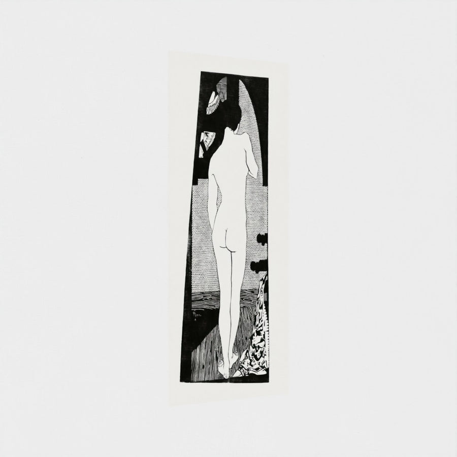 Standing Woman — unframed, at an angle