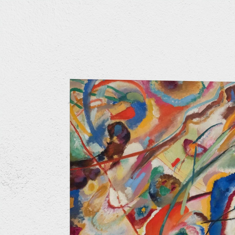 Sketch 2 for composition VII — unframed, corner detail