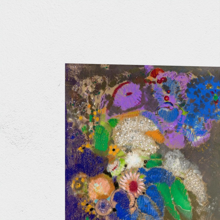 Violette Heymann — unframed, corner detail