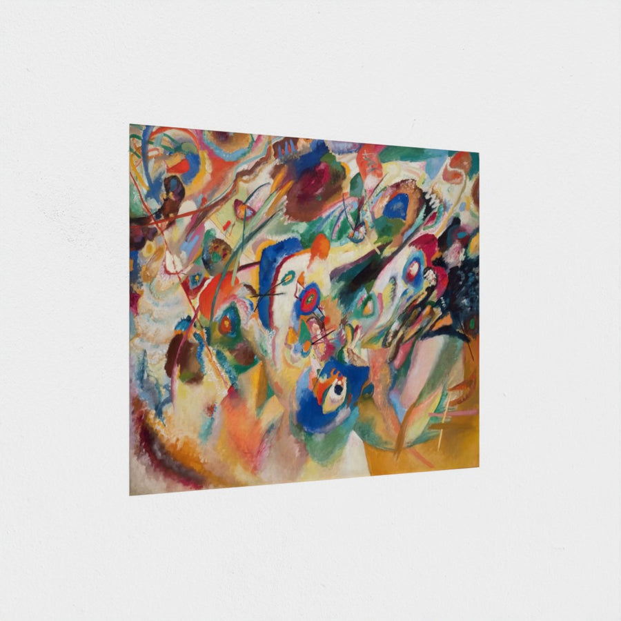 Sketch 2 for composition VII — unframed, at an angle