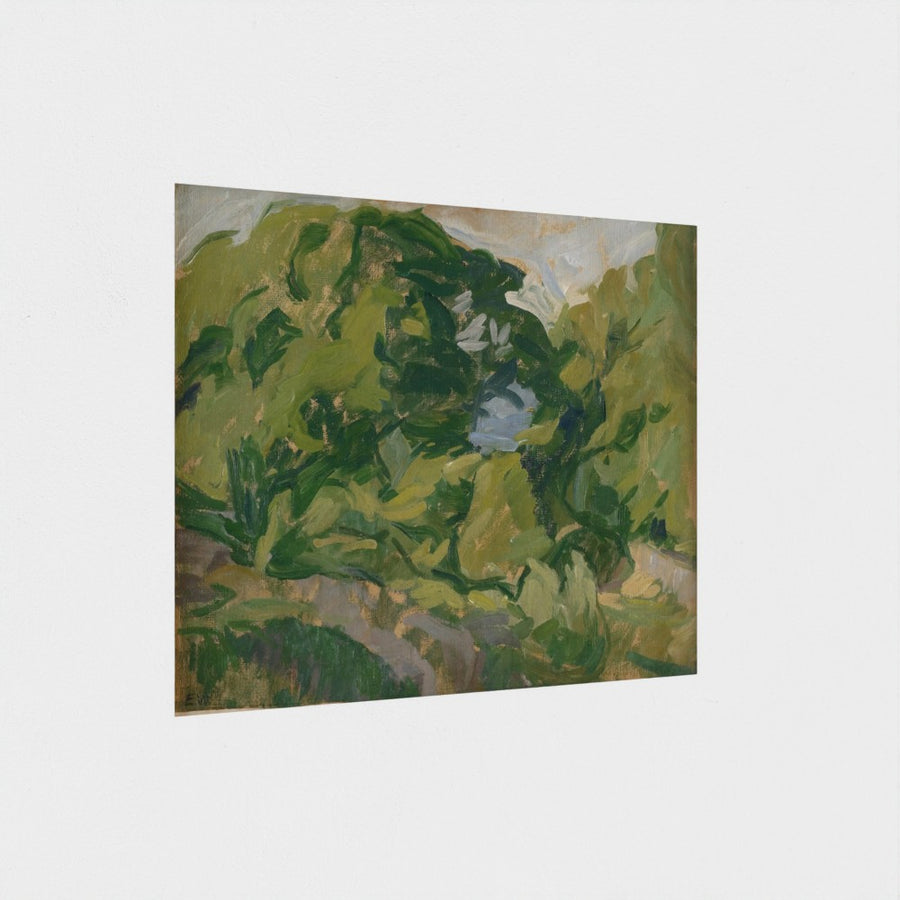 Landscape, Christiansø — unframed, at an angle