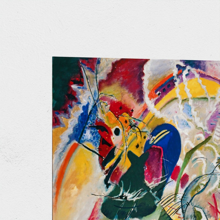 Improvisation 35 — unframed, corner detail