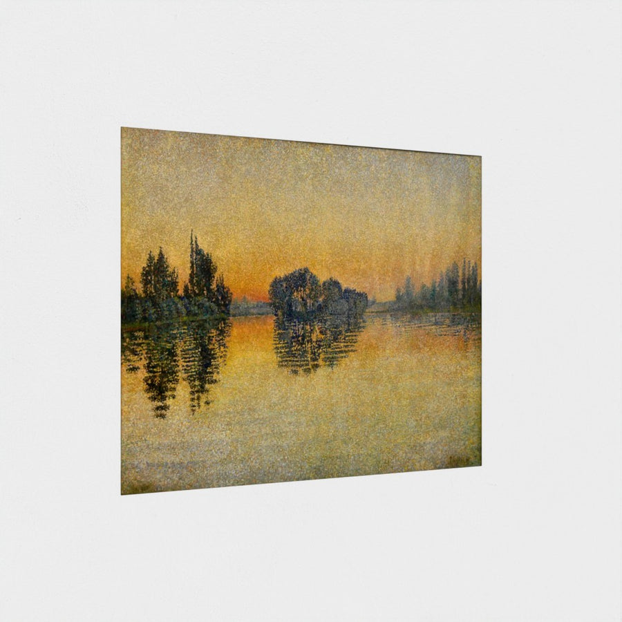 Sunset — unframed, at an angle