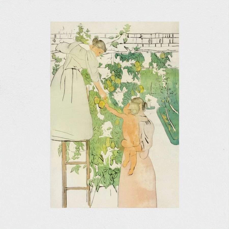 Gathering Fruit — unframed, front