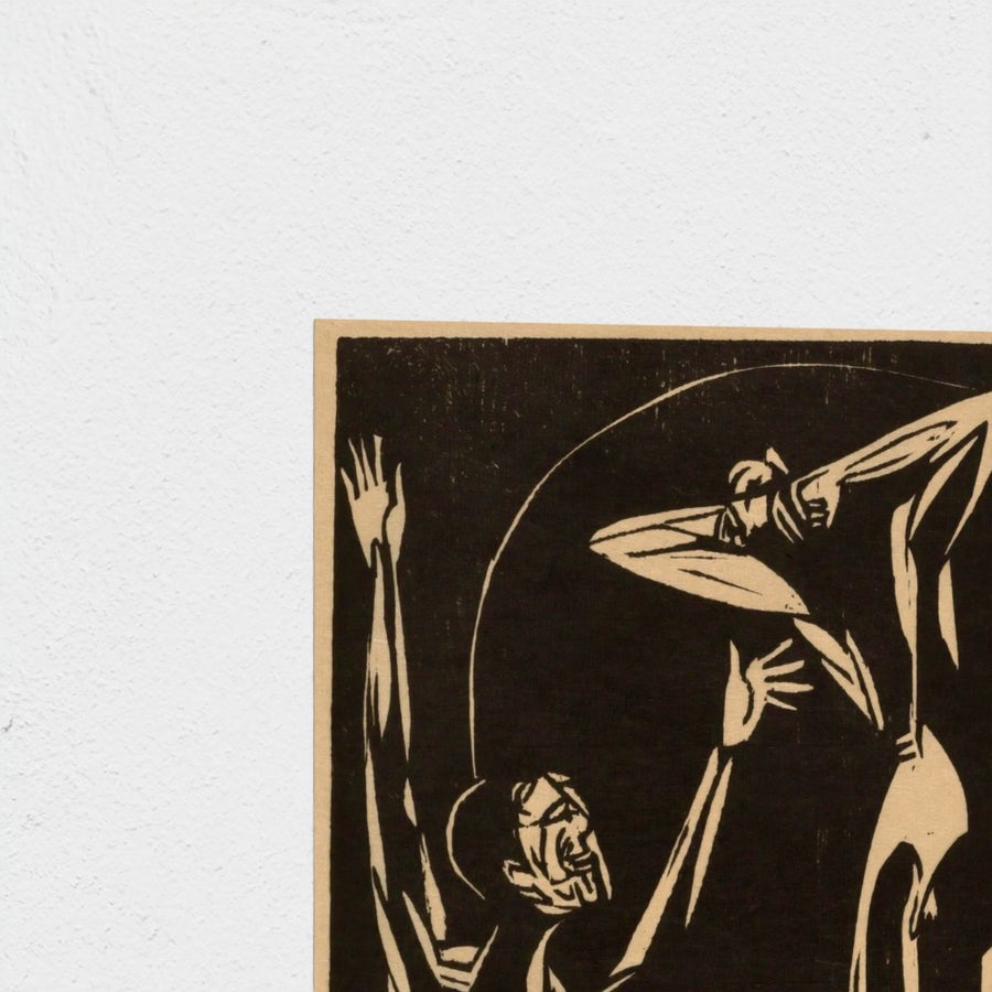Feelings — unframed, corner detail