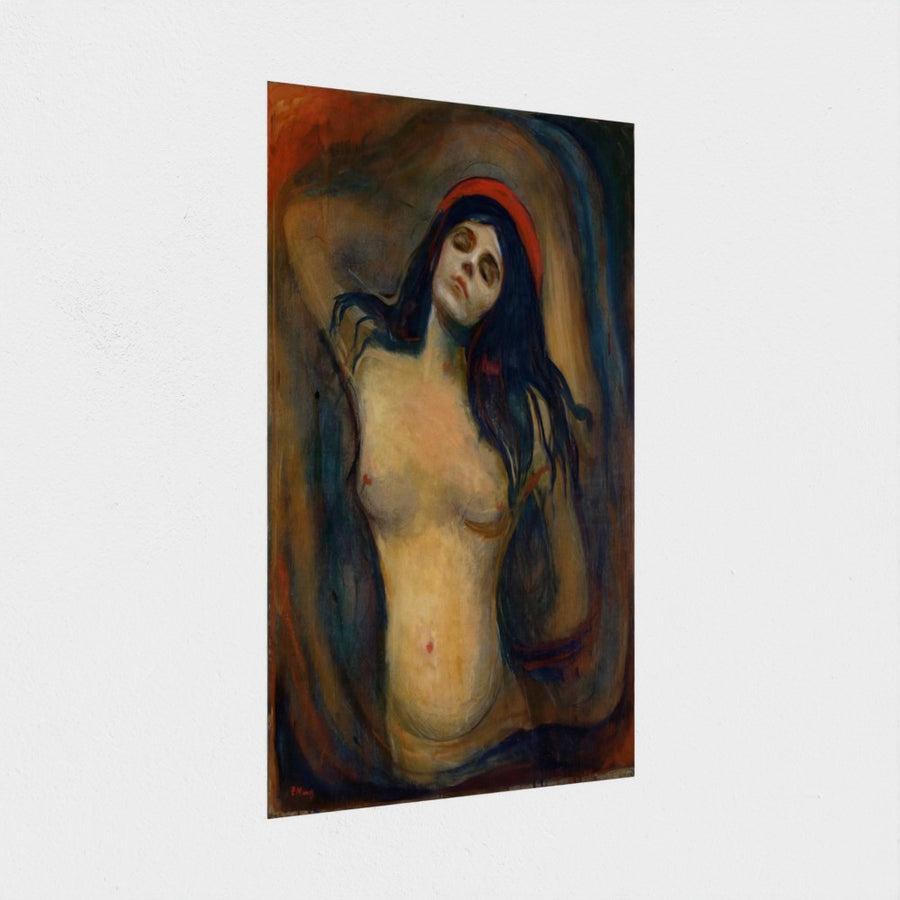 Madonna — unframed, at an angle
