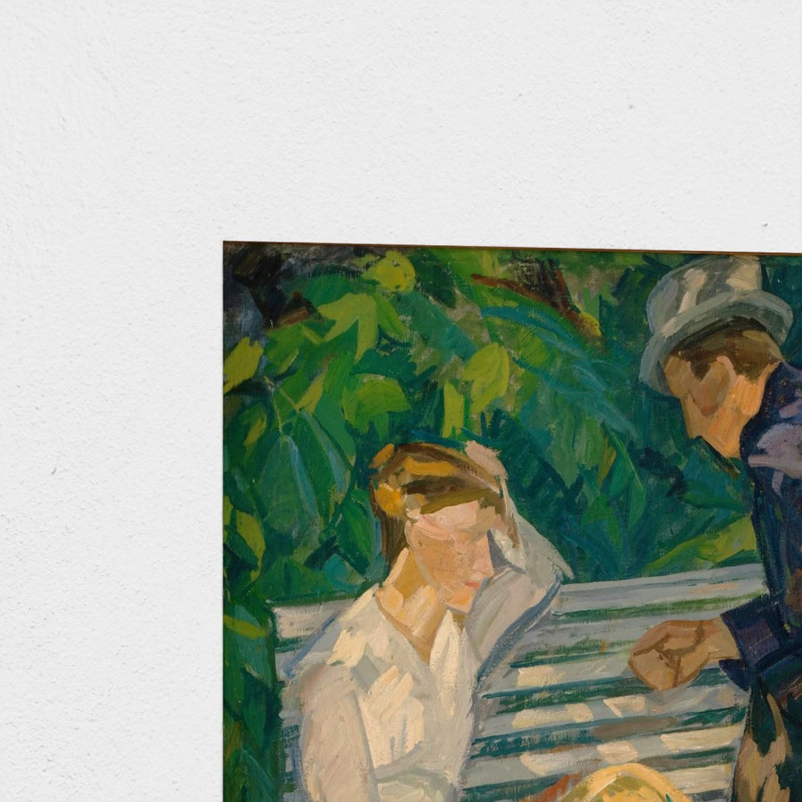 In the Vicar’s Garden, Christiansø — unframed, corner detail