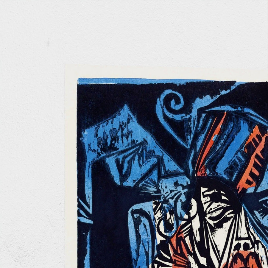 Peter Schlemihl’s Wondrous Story: Battles. The Agonies of Love — unframed, corner detail