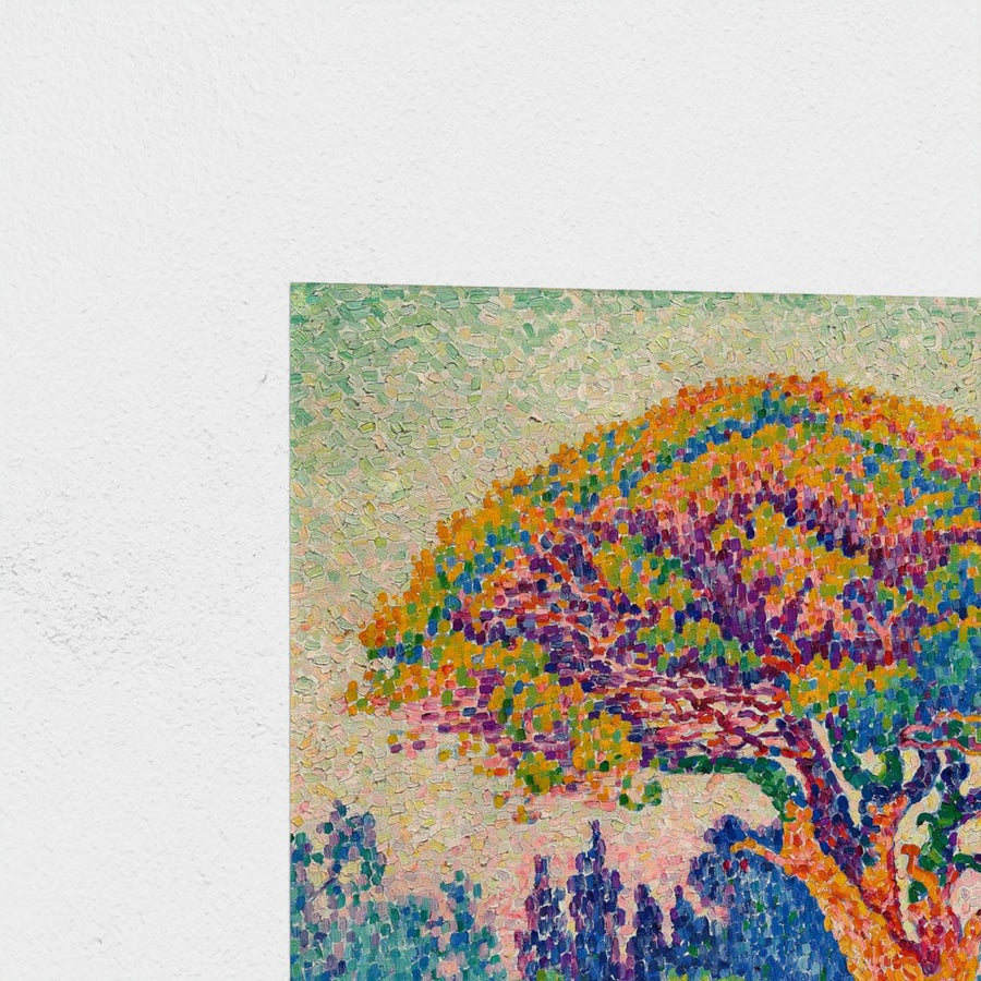 The Pine Tree at Saint Tropez — unframed, corner detail