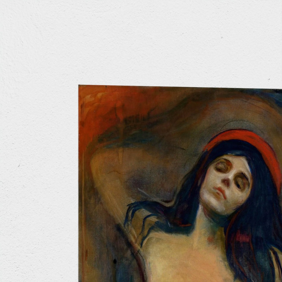 Madonna — unframed, corner detail