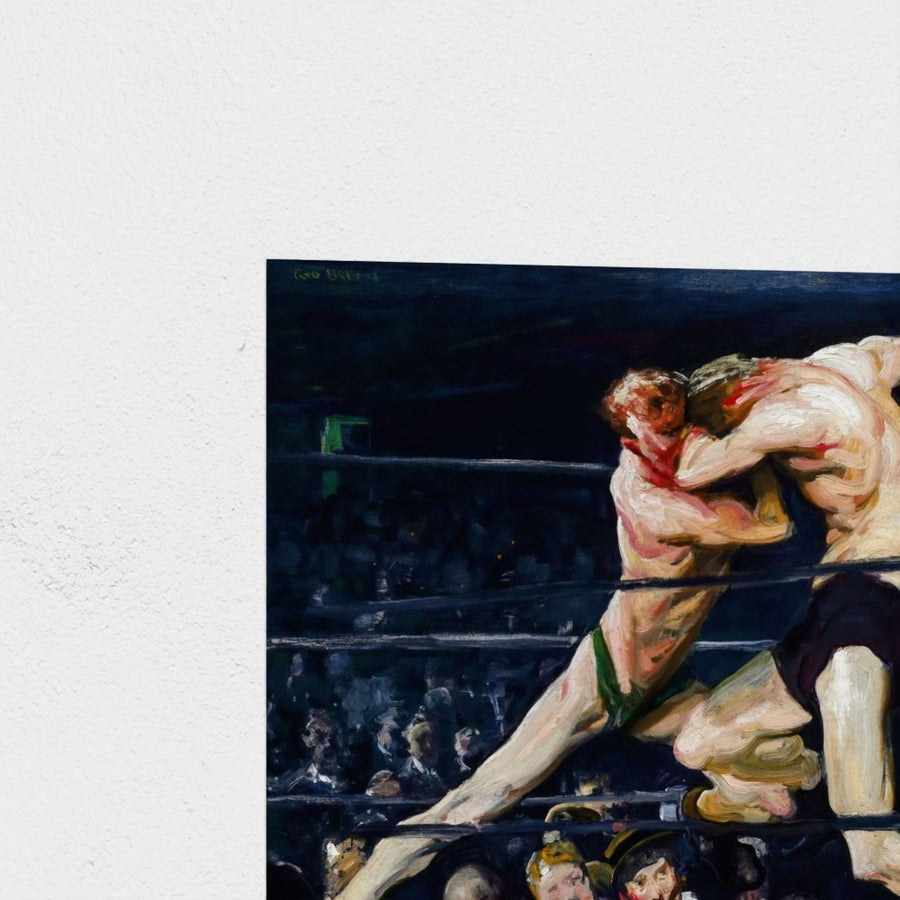 Stag at Sharkey’s — unframed, corner detail