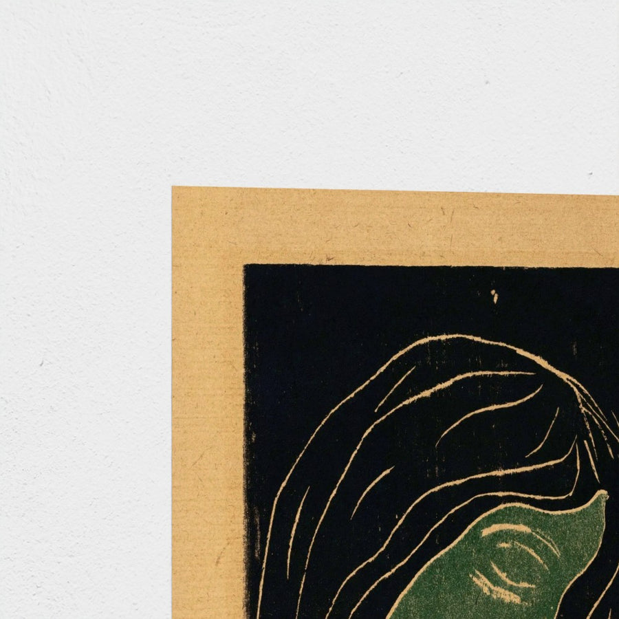 The Heart — unframed, corner detail