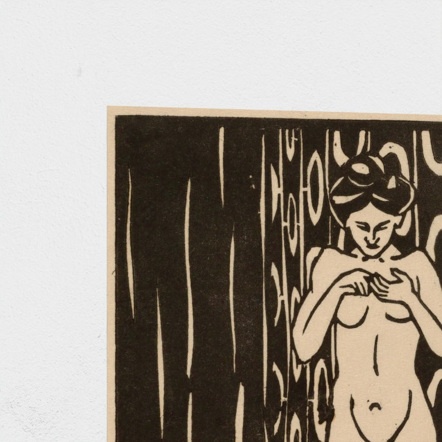 The Finger Game — unframed, corner detail