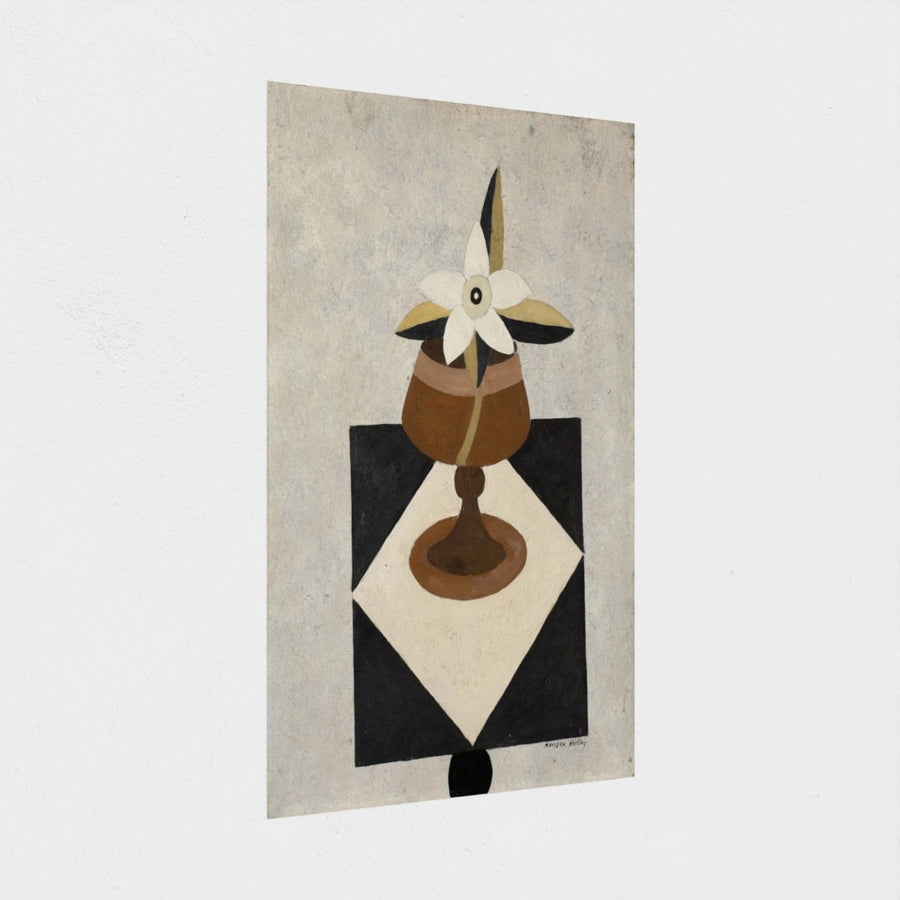 Flowerpiece — unframed, at an angle