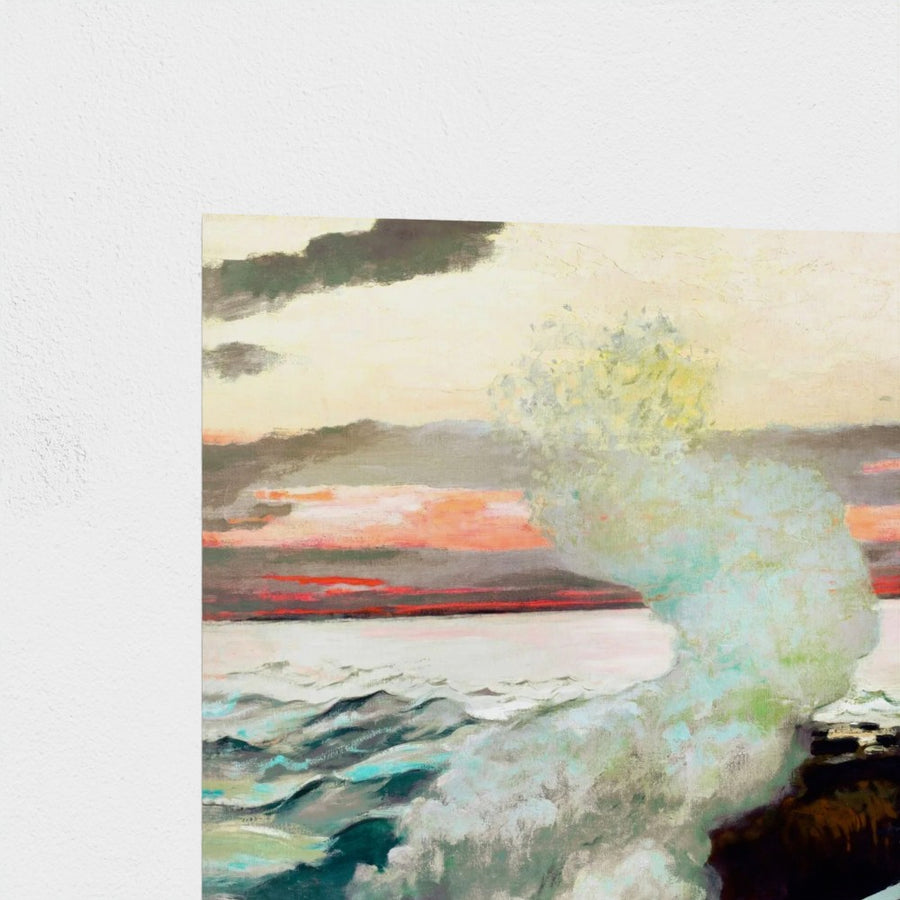 West Point, Prout’s Neck — unframed, corner detail