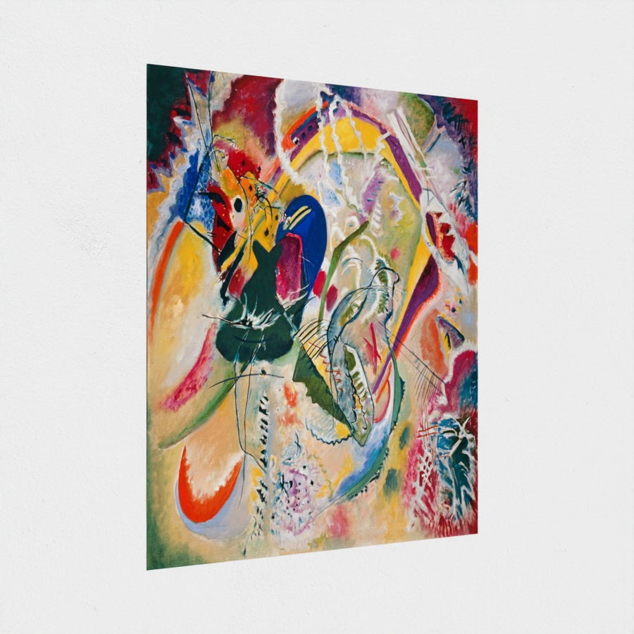 Improvisation 35 — unframed, at an angle