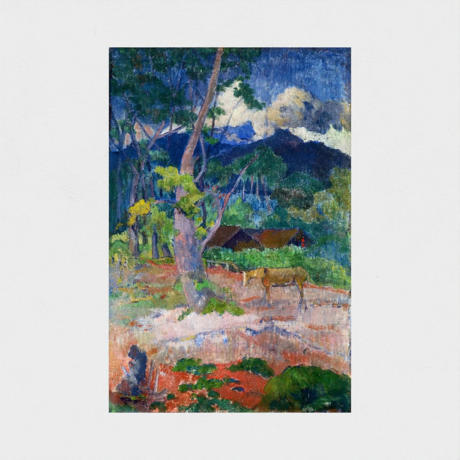 Landscape with a Horse — unframed, front