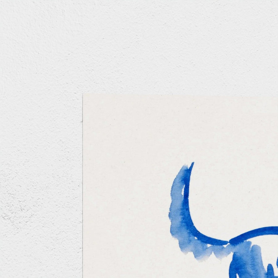 Great Dane — unframed, corner detail