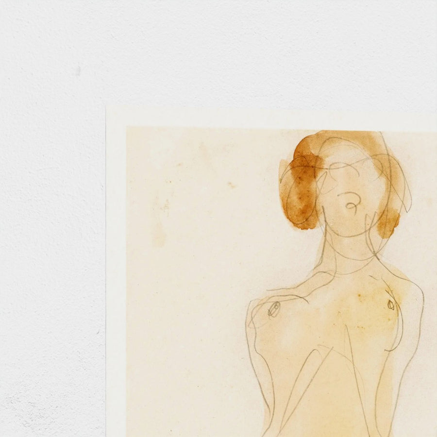 Extase — unframed, corner detail