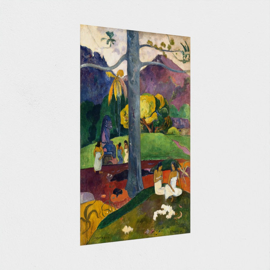 Mata Mua (Once Upon a Time) — unframed, at an angle